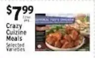 Met Foodmarkets Crazy Cuizine Meals offer