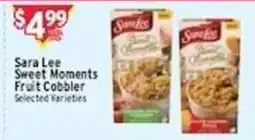 Met Foodmarkets Sara Lee Sweet Moments Fruit Cobbler offer