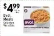 Met Foodmarkets Evol Meals offer