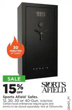 Mills Fleet Farm Sports Afield Safes offer
