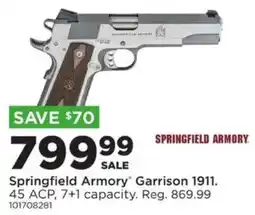 Mills Fleet Farm Springfield Armory Garrison 1911 offer