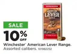 Mills Fleet Farm Winchester American Lever Range offer