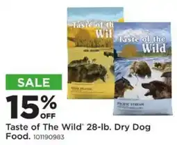 Mills Fleet Farm Taste of The Wild Dry Dog Food offer