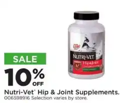 Mills Fleet Farm Nutri-Vet Hip & Joint Supplements offer