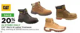 Mills Fleet Farm Cat Men's & Ladies' Footwear offer