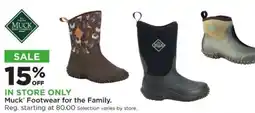 Mills Fleet Farm Muck Footwear for the Family offer