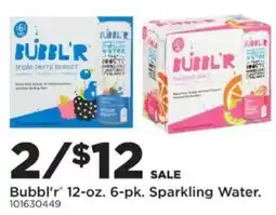 Mills Fleet Farm Bubbl'r Sparkling Water offer