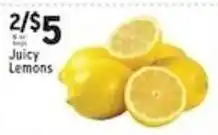 Met Foodmarkets Juicy Lemons offer