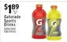 Met Foodmarkets Gatorade Sports Drinks offer