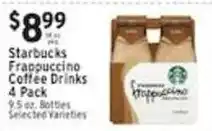 Met Foodmarkets Starbucks frappuccino coffee drinks offer