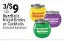 Met Foodmarkets BuzzBallz Mixed Drinks or Cocktails offer
