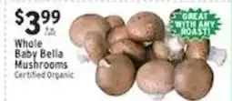 Met Foodmarkets Whole Baby Bella Mushrooms offer
