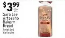Met Foodmarkets Sara Lee Artesano Bakery Bread offer