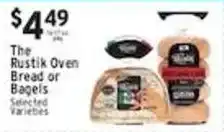 Met Foodmarkets The Rustik Oven Bread or Bagels offer