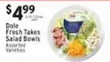 Met Foodmarkets Dole fresh takes salad bowls offer