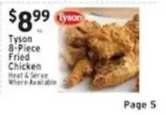 Met Foodmarkets Tyson 8-Piece Fried Chicken offer