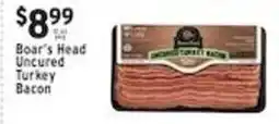 Met Foodmarkets Boar's Head Uncured Turkey Bacon offer