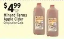 Met Foodmarkets Minard Farms Apple Cider offer