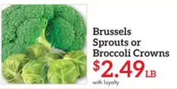 Remke Brussels Sprouts or Broccoli Crowns offer