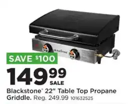 Mills Fleet Farm Blackstone 22" Table Top Propane Griddle offer