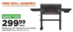 Mills Fleet Farm Blackstone 28" Omnivore Gas Griddle with Hood offer
