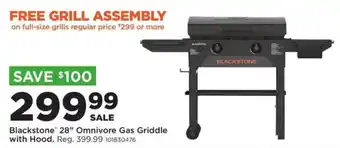 Mills Fleet Farm Blackstone 28" Omnivore Gas Griddle with Hood offer