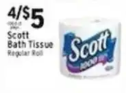 Met Foodmarkets Scott bath tissue regular roll offer