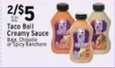 Met Foodmarkets Taco Bell Creamy Sauce offer
