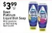 Met Foodmarkets Dawn Platinum Liquid Dish Soap offer