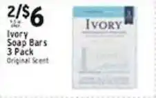 Met Foodmarkets Ivory Soap Bars 3 Pack offer
