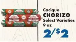 Sullivan's Foods Cacique chorizo offer