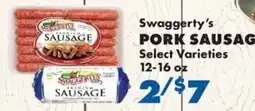 Sullivan's Foods Swaggerty's pork sausage offer