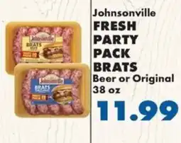 Sullivan's Foods Johnsonville fresh party pack brats offer