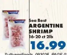 Sullivan's Foods Sea Best Argentine Shrimp offer