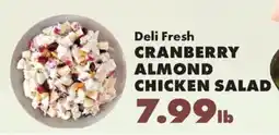 Sullivan's Foods Deli Fresh cranberry almond chicken salad offer