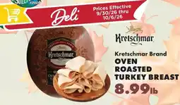 Sullivan's Foods Kretschmar oven roasted turkey breast offer