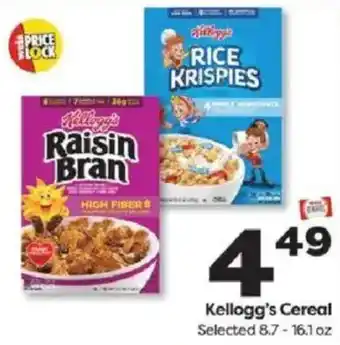 Weis Markets Kellogg's Cereal offer