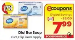 Weis Markets Dial Bar Soap offer