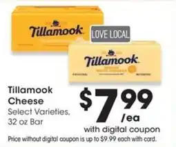QFC Tillamook Cheese offer