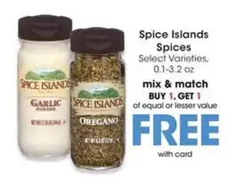 QFC Spice Islands Spices offer