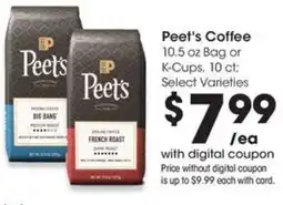 QFC Peet's Coffee offer