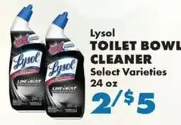 Sullivan's Foods Lysol toilet bowl cleaner offer