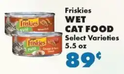 Sullivan's Foods Friskies wet cat food offer