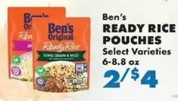 Sullivan's Foods Ben's ready rice pouches offer