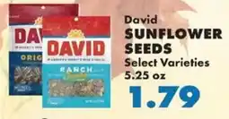 Sullivan's Foods David sunflower seeds offer