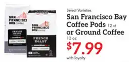 Remke San Francisco Bay Coffee Pods or Ground Coffee offer