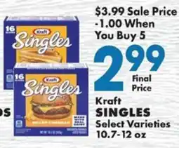 Sullivan's Foods Kraft Singles offer