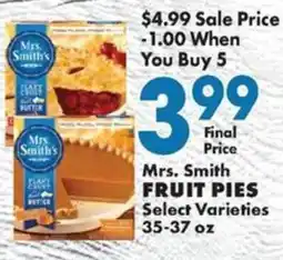 Sullivan's Foods Mrs. Smith's fruit pies offer