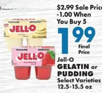 Jell-O Gelatin or Pudding