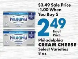 Sullivan's Foods Philadelphia cream cheese offer